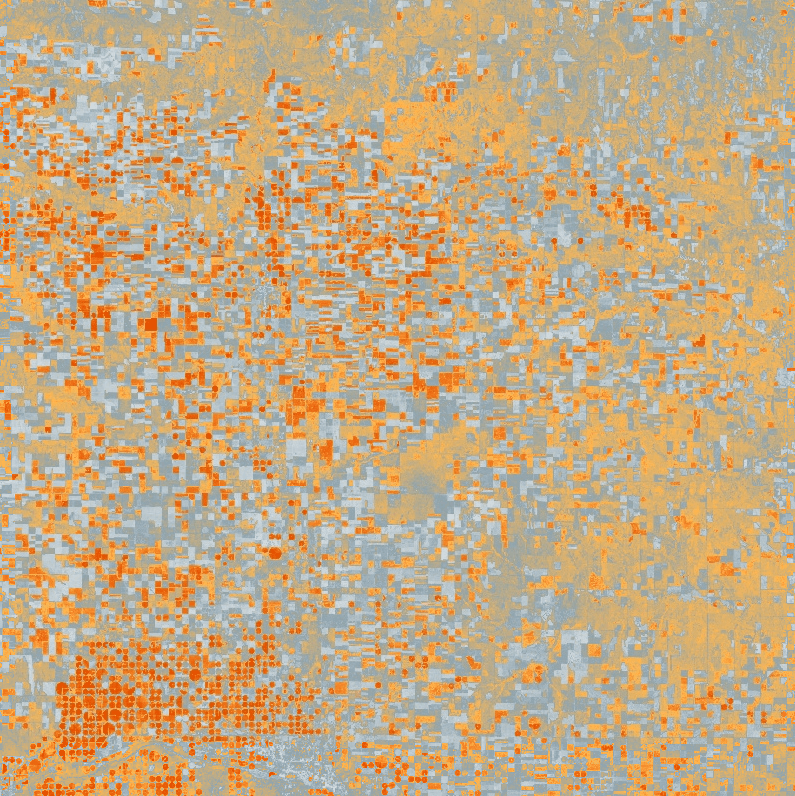 CRSI — Canopy Response Salinity Index satellite composite