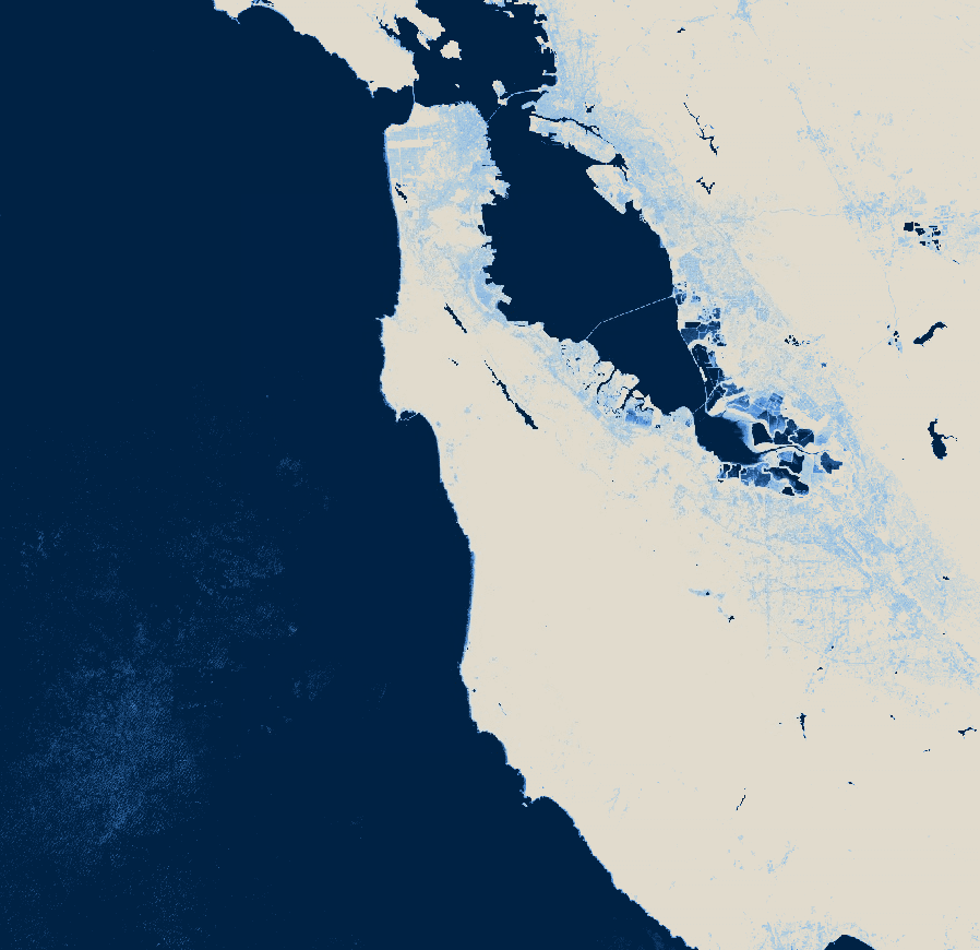NDWI — Normalised Difference Water Index satellite composite